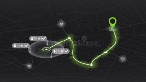 mapa digital calle senal ubicacion gps