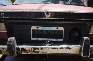 matriculas vehiculares argentinas antiguas vintage