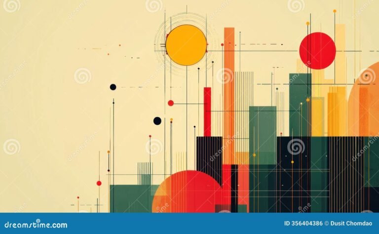 reloj y grafico financiero abstracto moderno