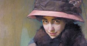 retrato clasico de cientifico ganador nobel argentino