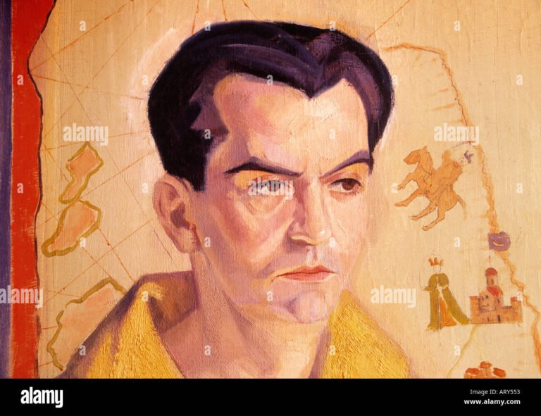 retrato clasico de federico garcia lorca