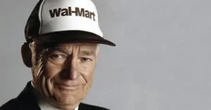 retrato de sam walton fundador walmart