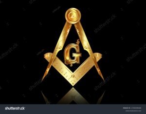 simbolos masones tradicionales en fondo oscuro