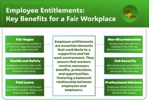 trabajadores colaborando en ambiente laboral justo